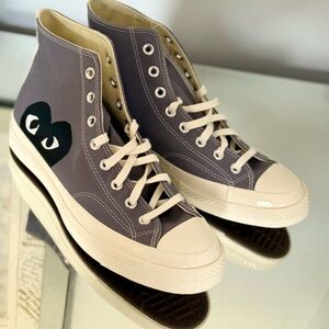 Comme des Garcons PLAY High-Top Sneakers - Gray